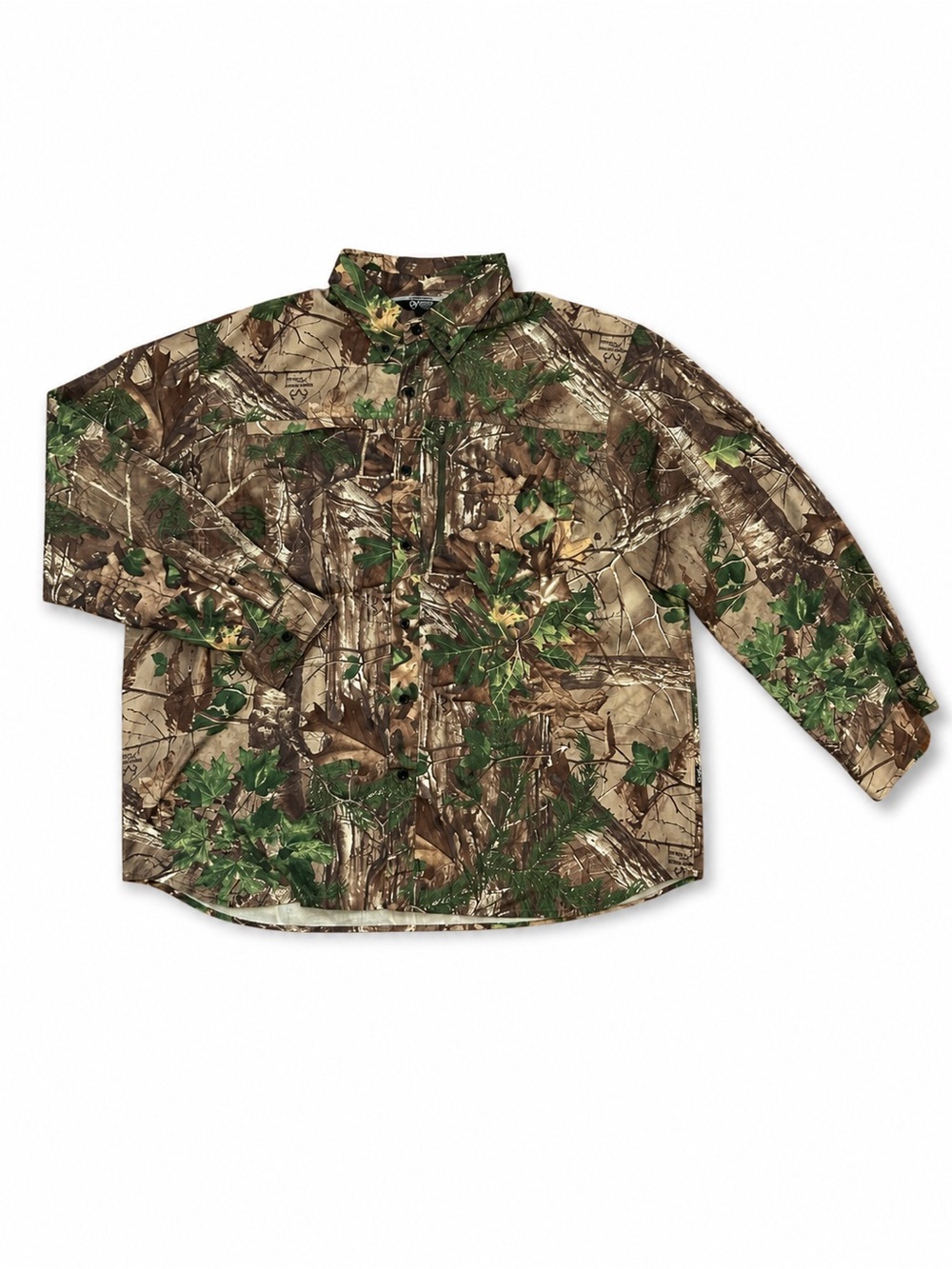 Gander Mountain Men's Camo Button-Down Shirt - Green/Brown/Tan